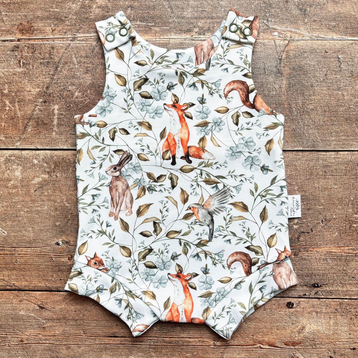 Woodland Companions Child & Baby Bloomer Romper