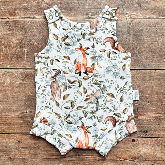Woodland Companions Child & Baby Bloomer Romper