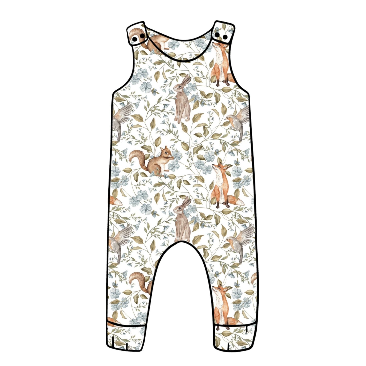 Woodland Companions Child & Baby Full Length Romper