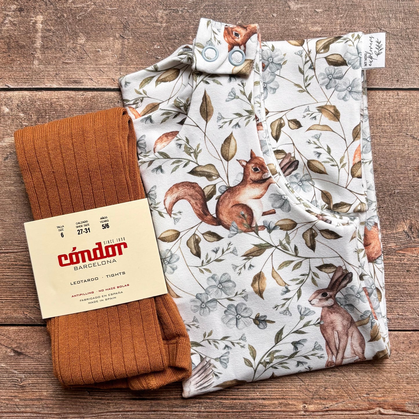 Woodland Companions Child & Baby Bloomer Romper