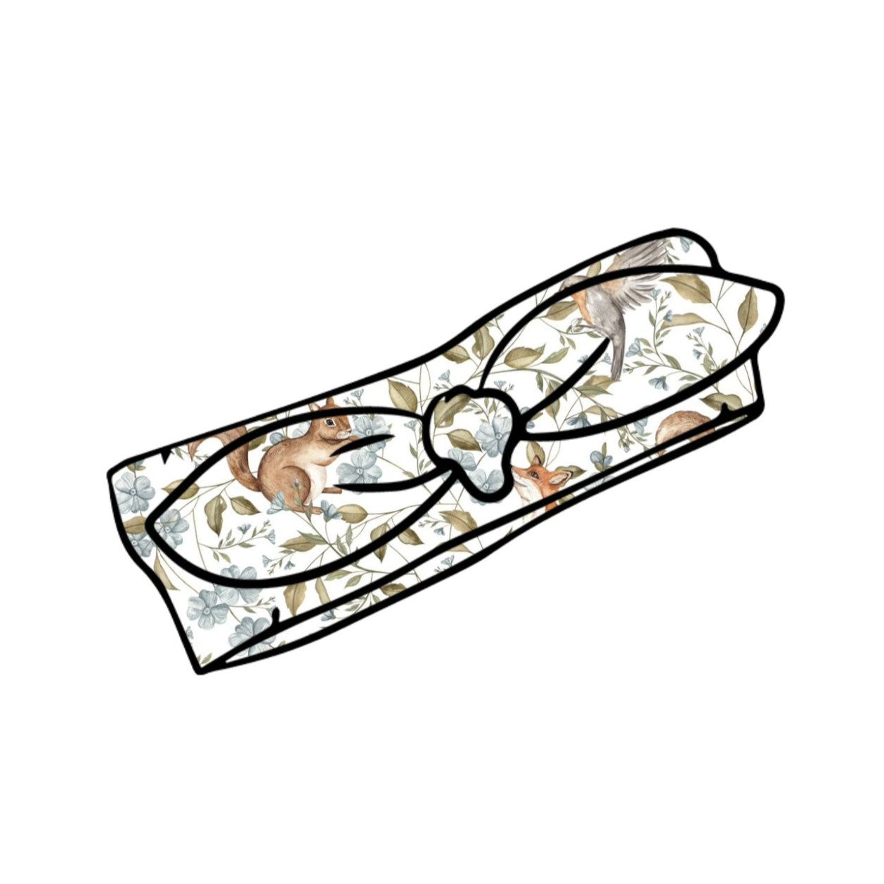 Woodland Companions Child & Baby Knot Bow Headband