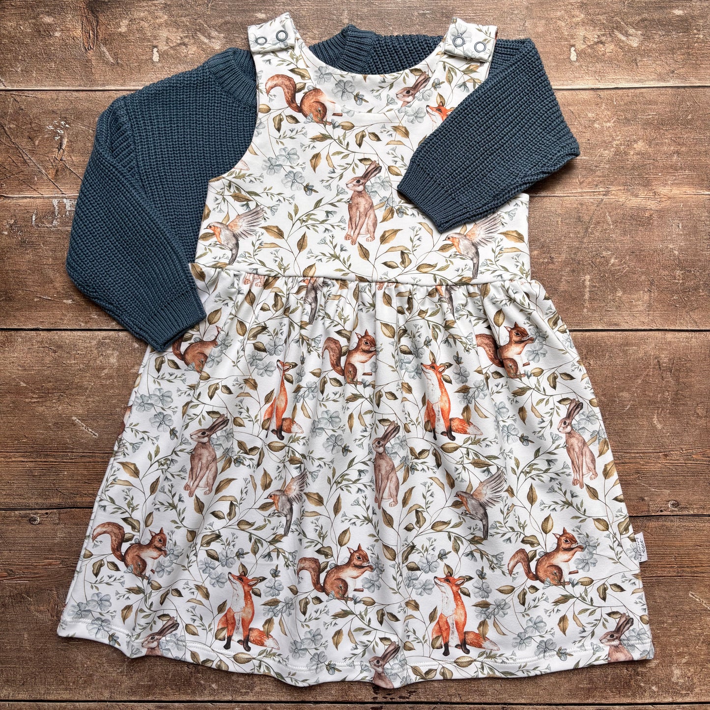 Woodland Companions Child & Baby Pinafore Dress