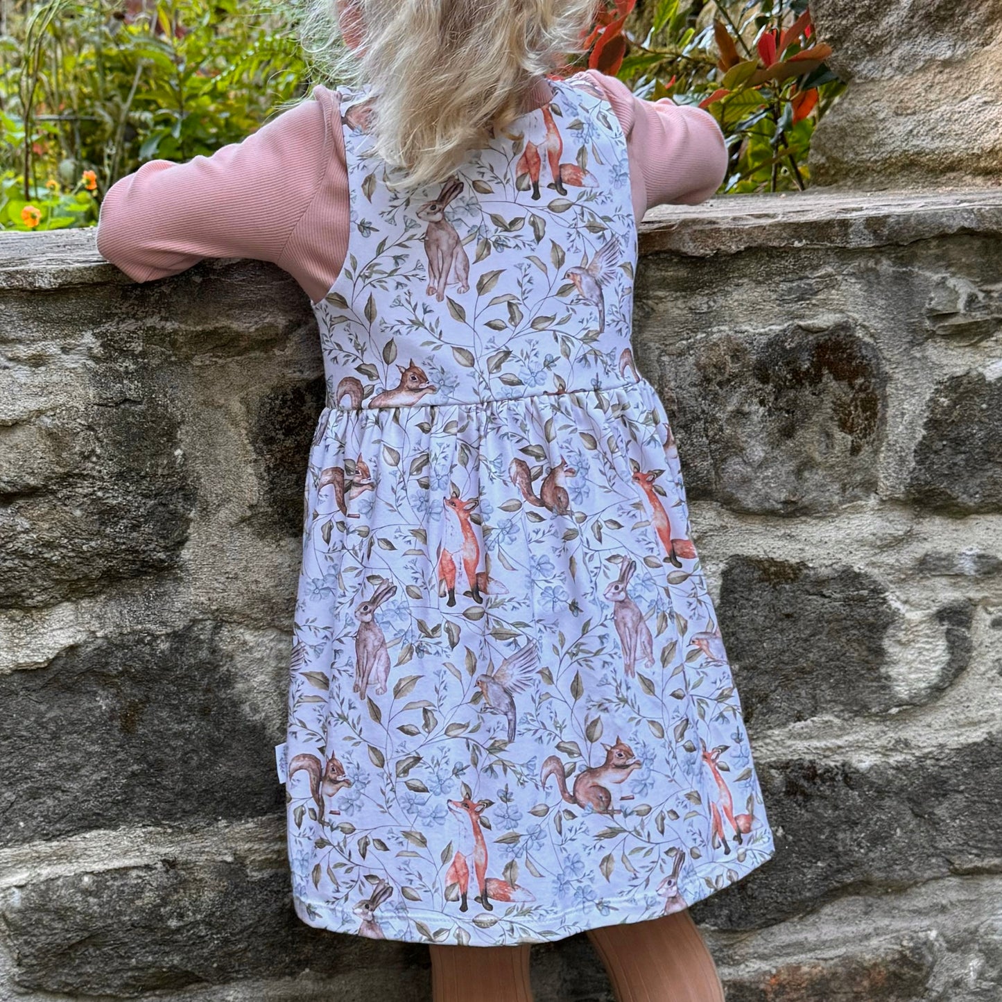 Woodland Companions Child & Baby Pinafore Dress