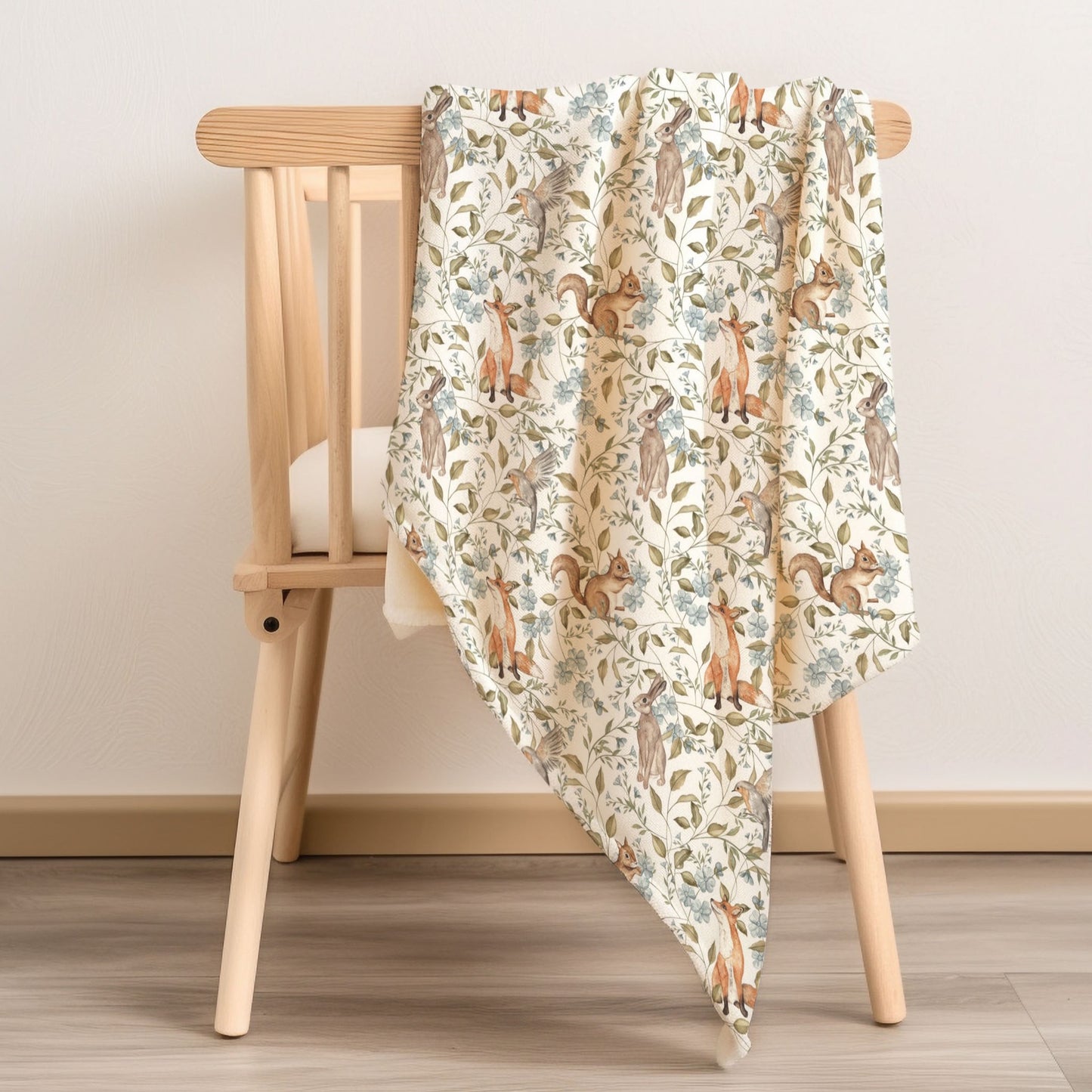 Woodland Companions Child & Baby Snuggle Blanket