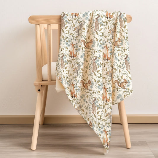 Woodland Companions Child & Baby Snuggle Blanket