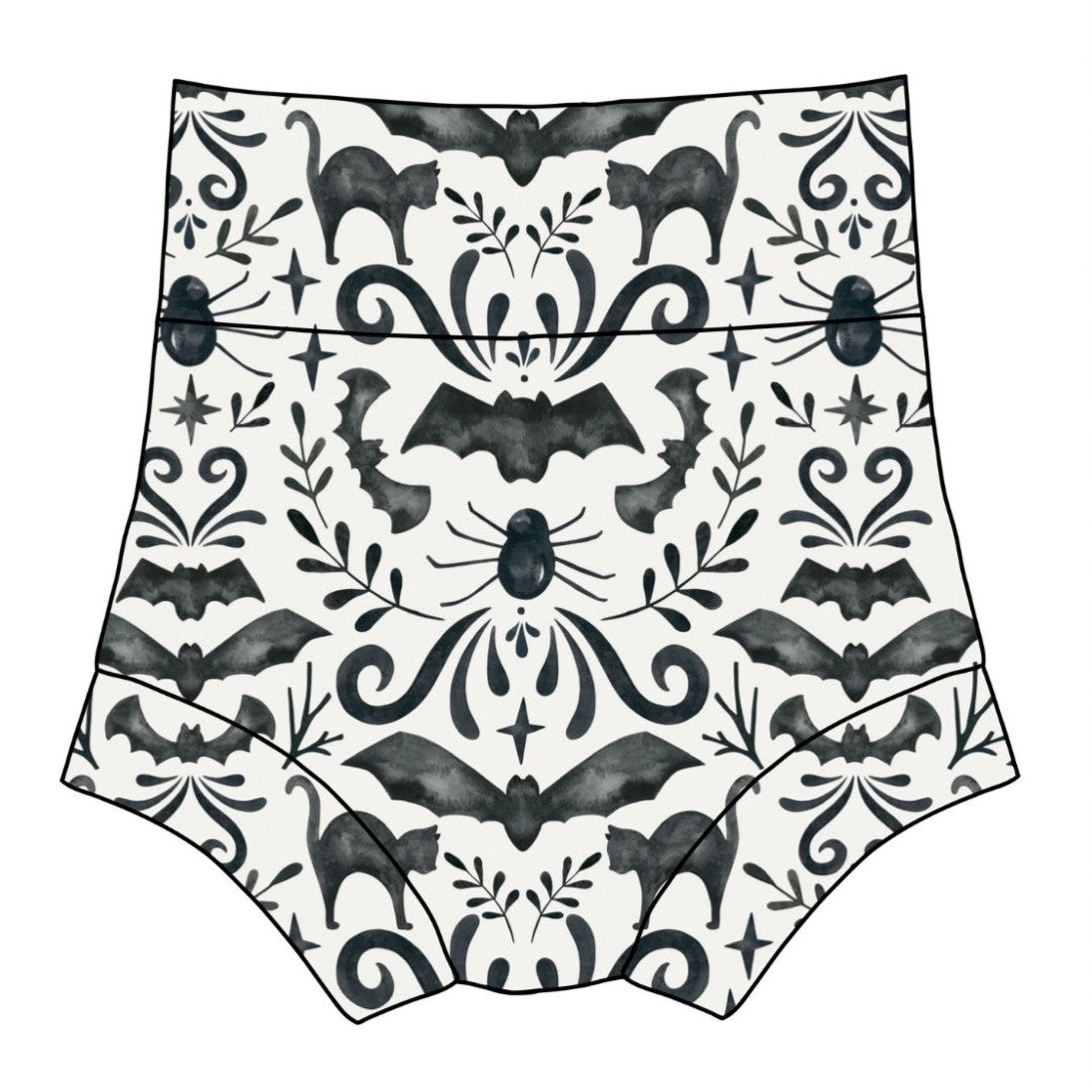 Monochrome Halloween Child & Baby Yoga Bloomers