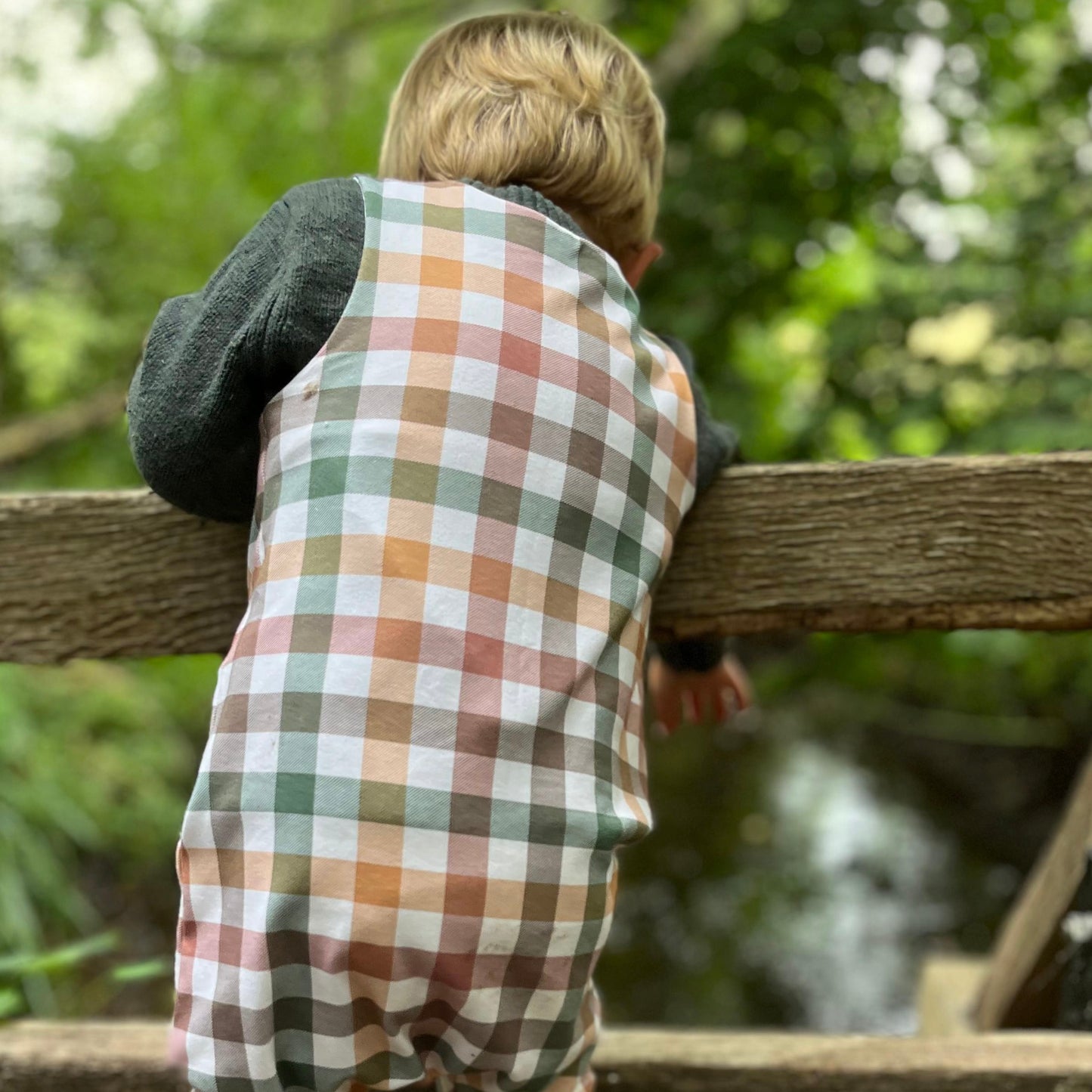 Autumn Plaid Child & Baby Full Length Romper