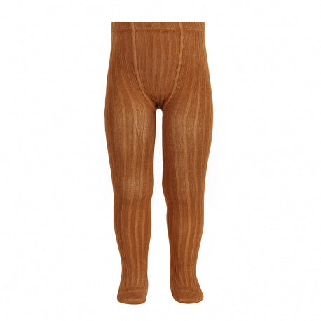 Cóndor Cotton Rib Tights - CINNAMON 688
