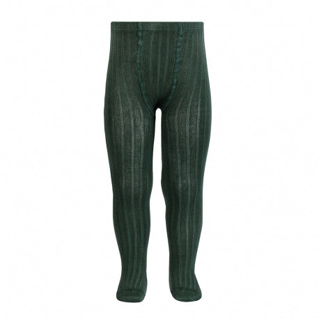 Cóndor Cotton Rib Tights - PINE 795