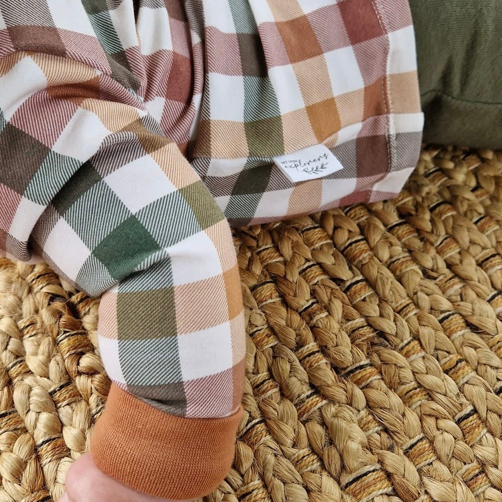 Autumn Plaid Child & Baby Long Sleeve T-Shirt