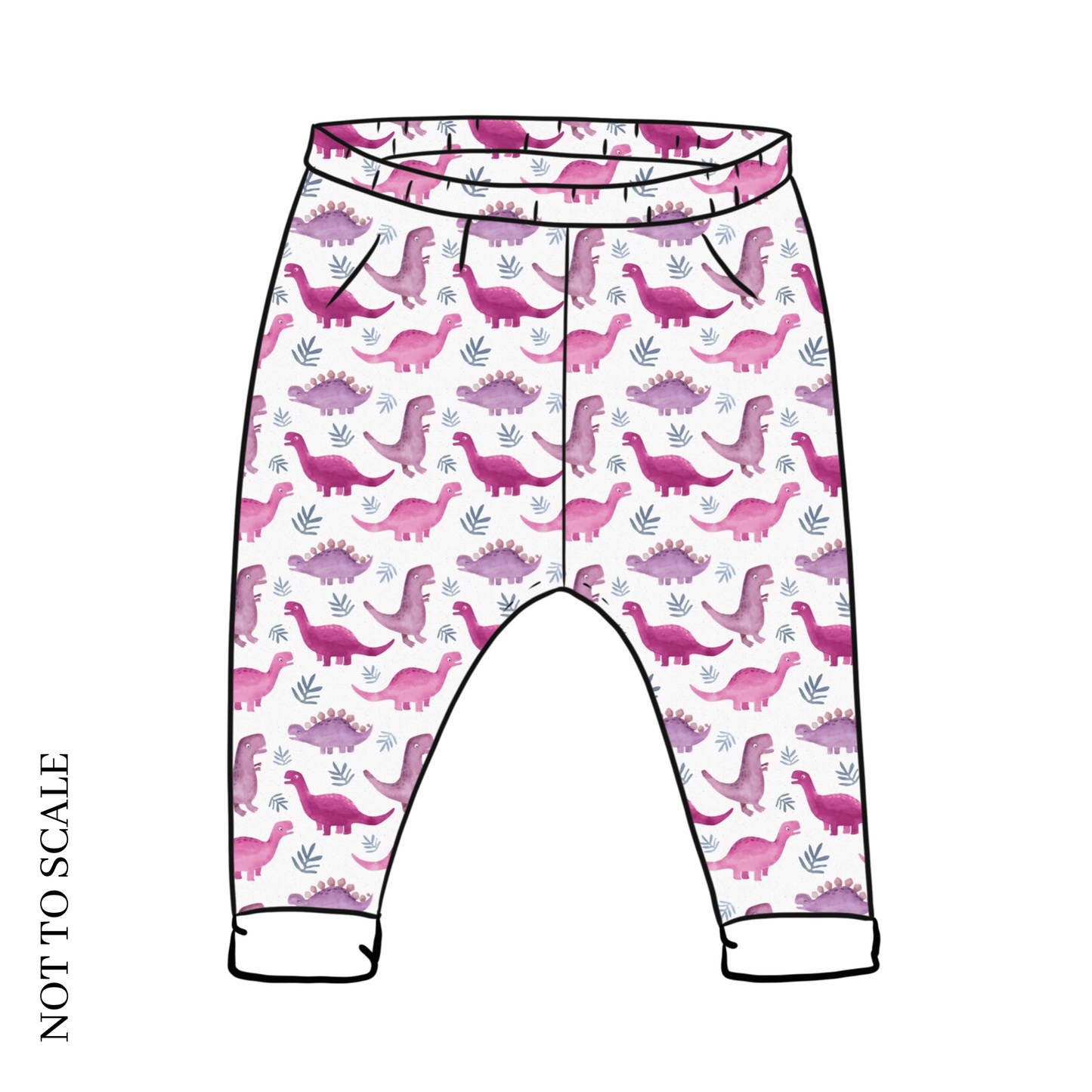 Pink Dinos Leggings