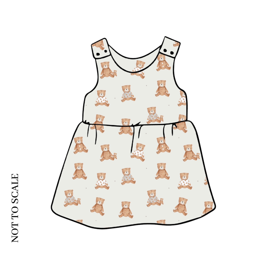 Teddy Bears Pinafore Dress