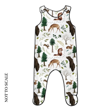 Load image into Gallery viewer, Woodland Walk Footed Romper
