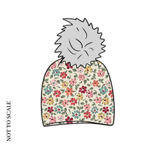 Load image into Gallery viewer, Ditsy Floral Bobble Hat
