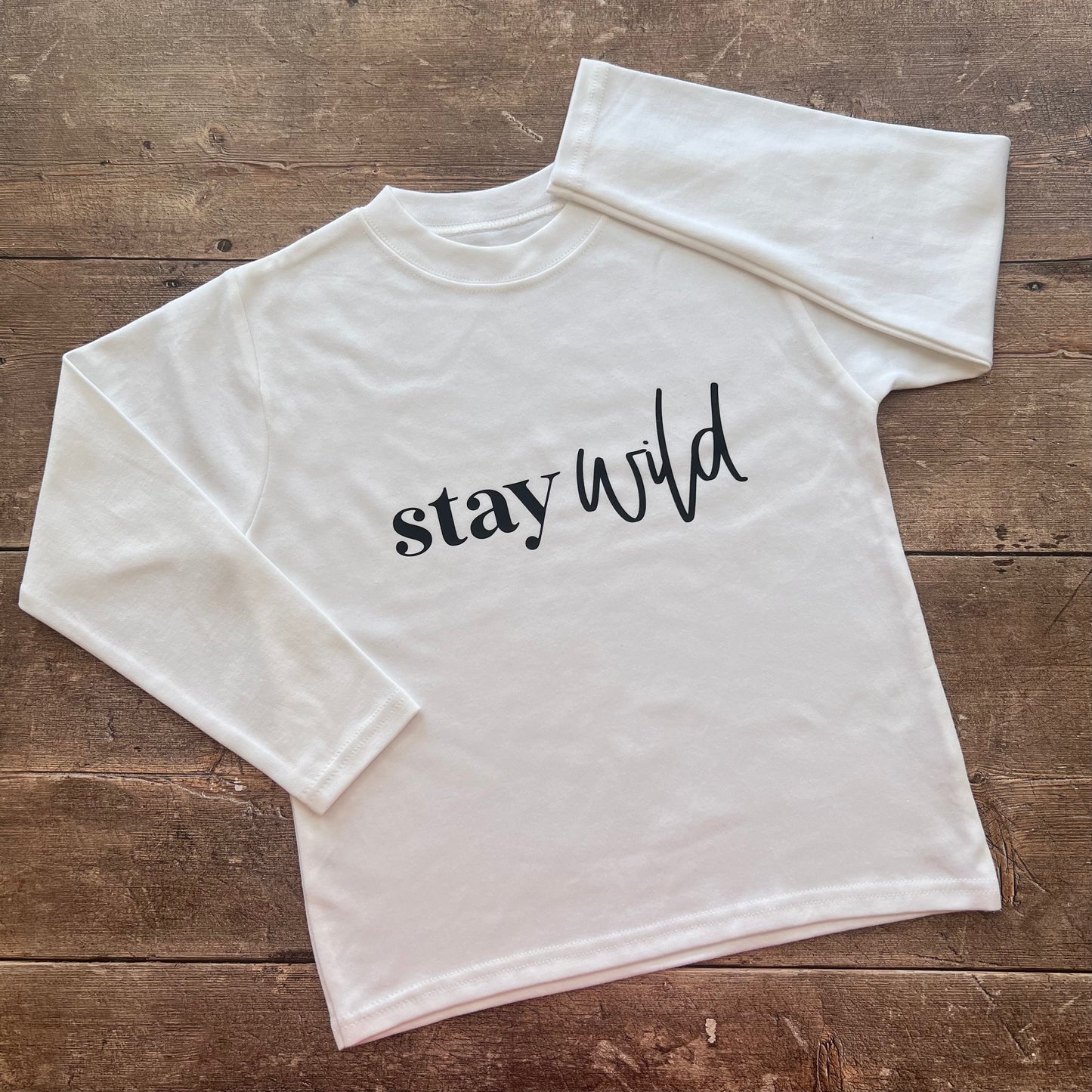Stay wild Long sleeve Tee 4-5y