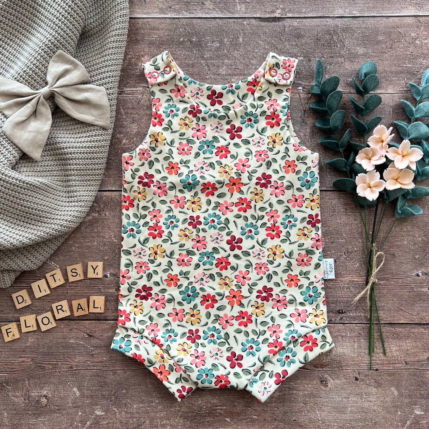 Ditsy Floral Bloomer Romper