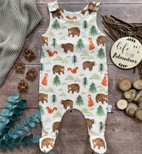 Load image into Gallery viewer, Forest Friends Footed Romper
