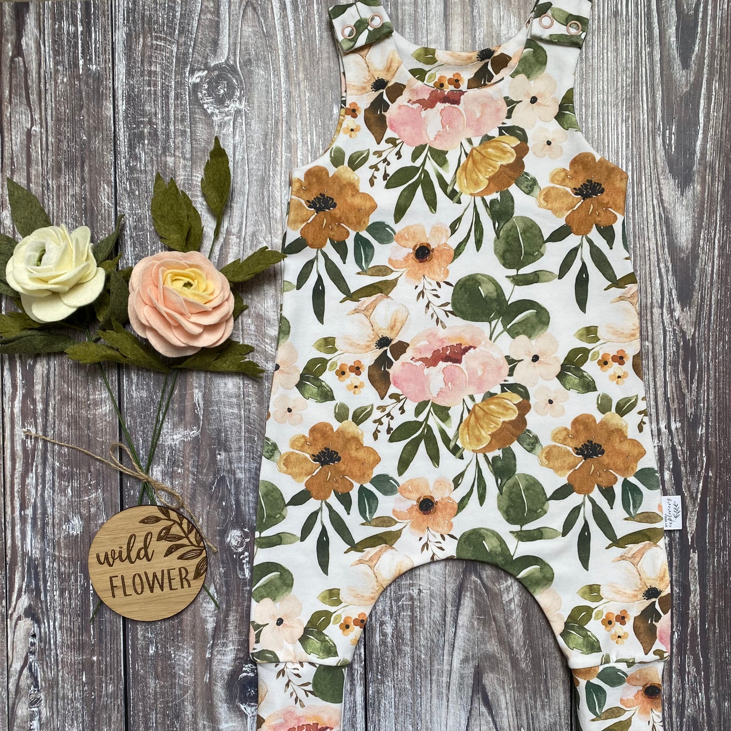 Vintage Blooms Romper