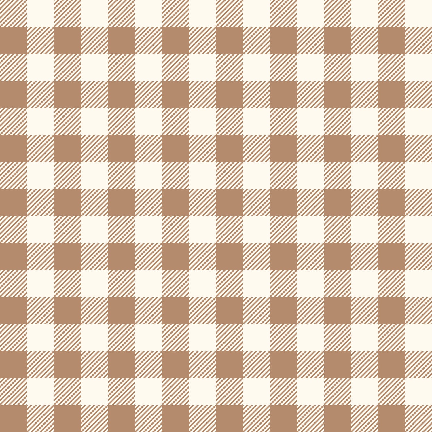 Mocha Gingham