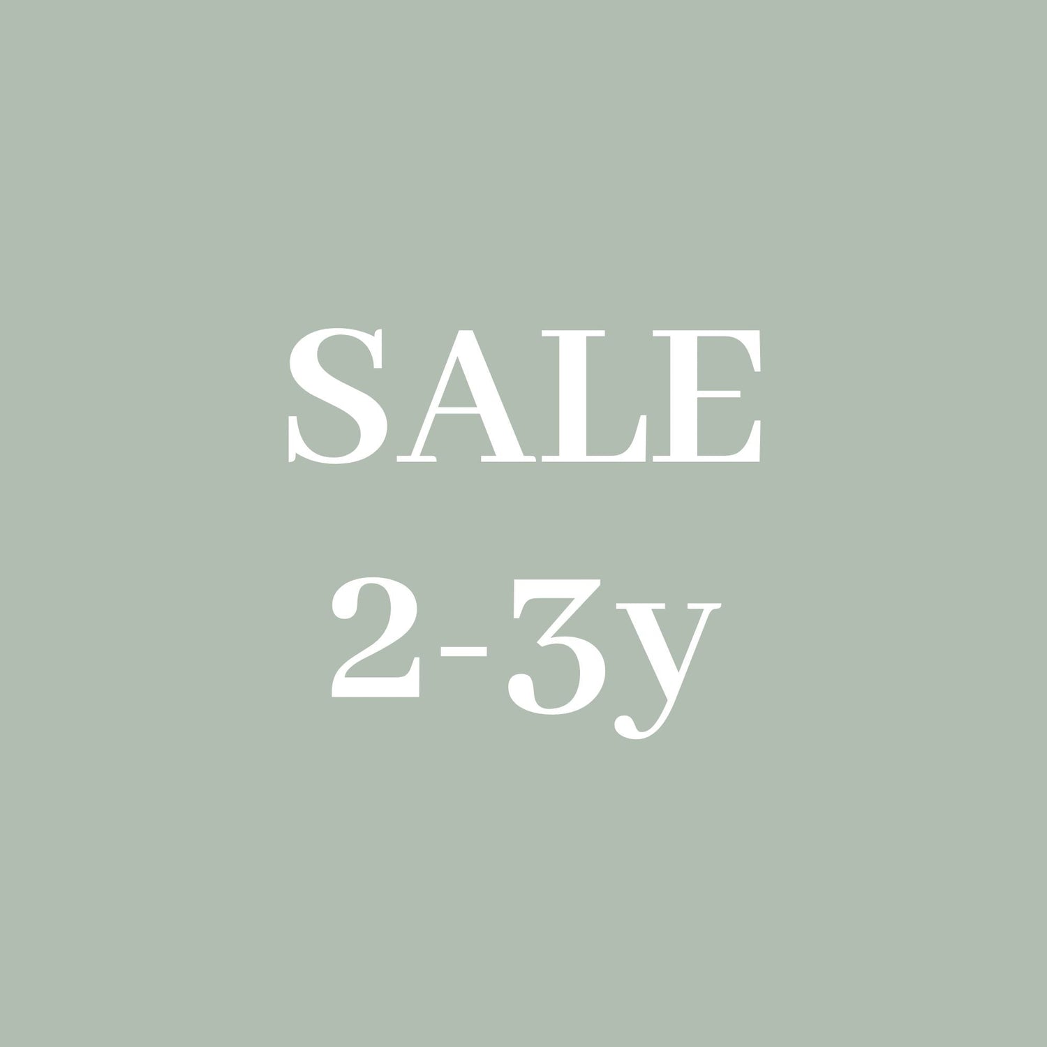 SALE 2-3 years