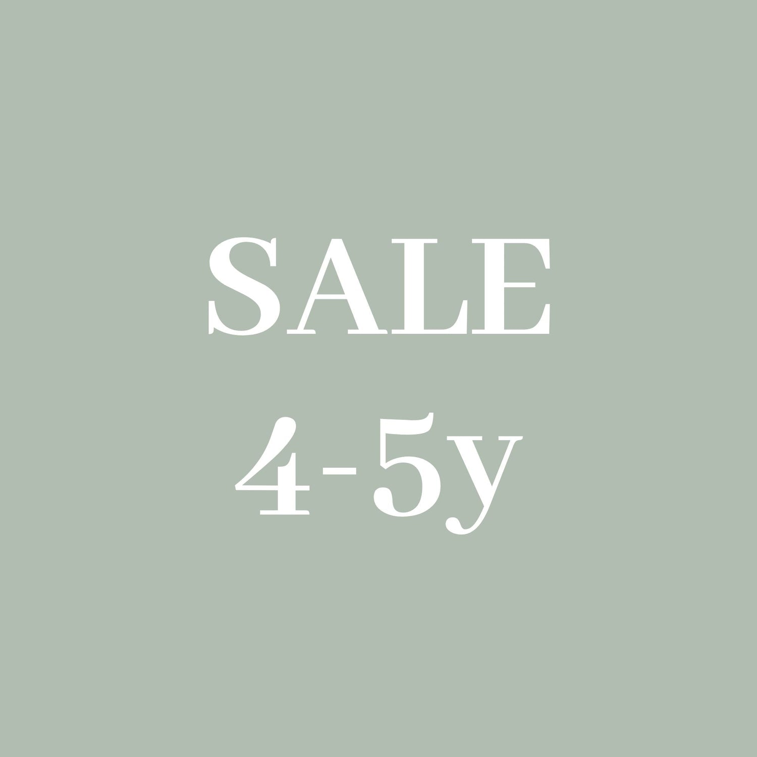SALE 4-5 years