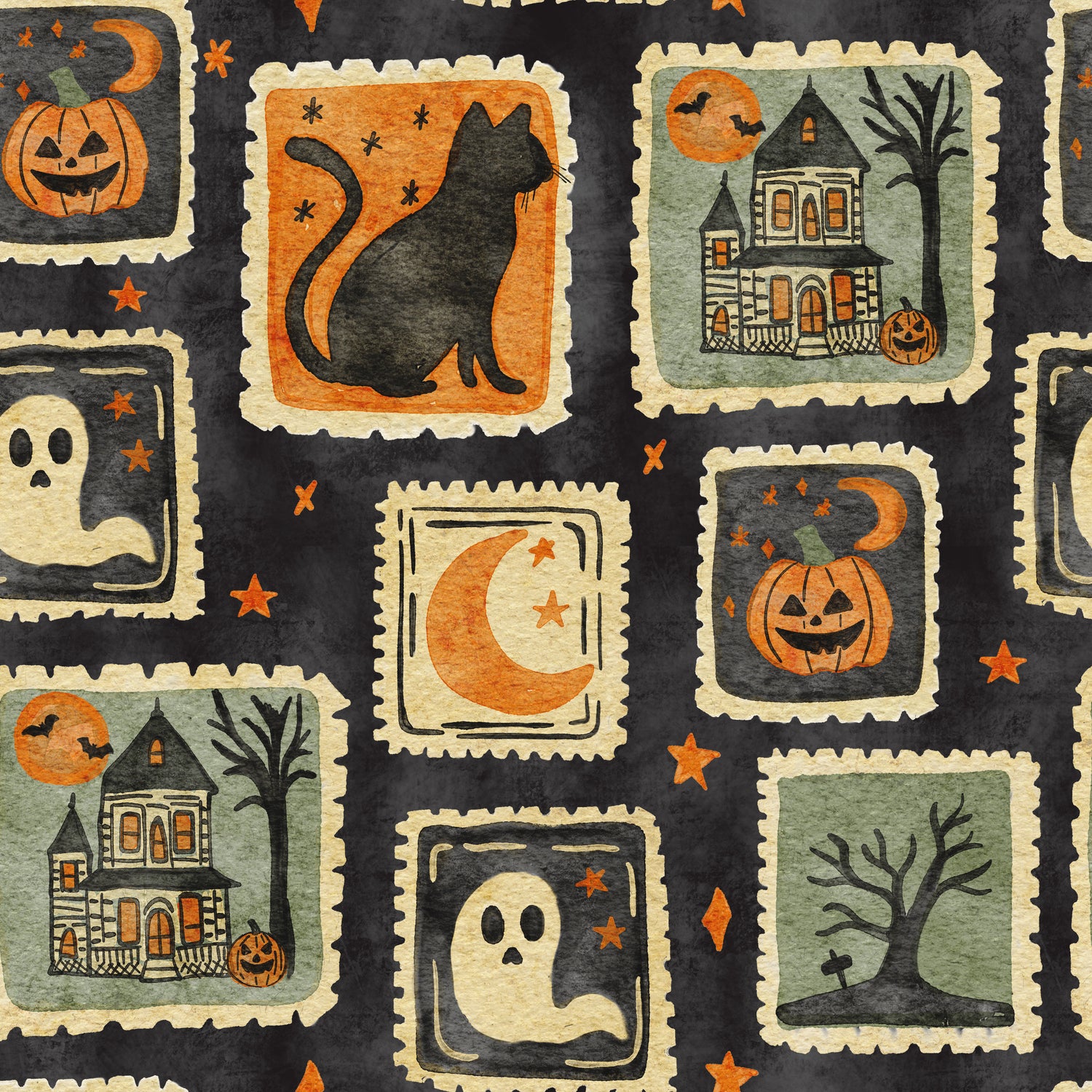 Halloween Stamps