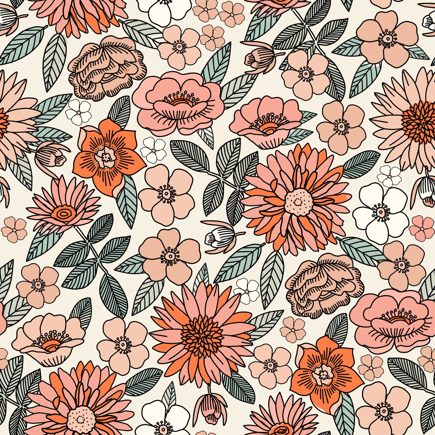 Retro Floral