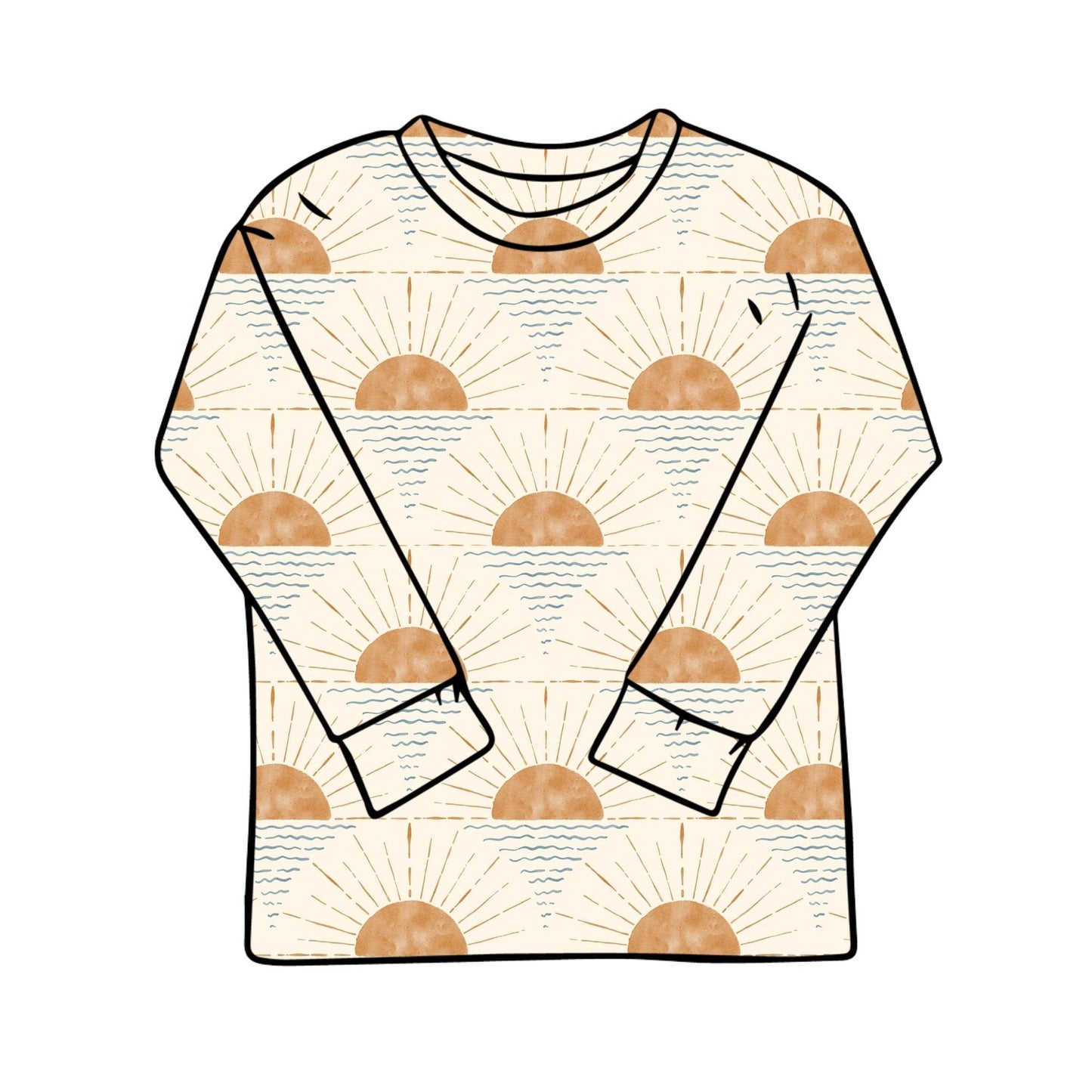 Sun Rays Child & Baby T-Shirt - Short or Long Sleeve