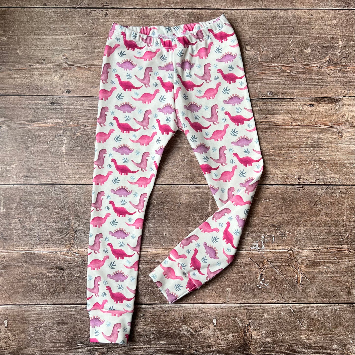 Pink Dinos Leggings 18-24m