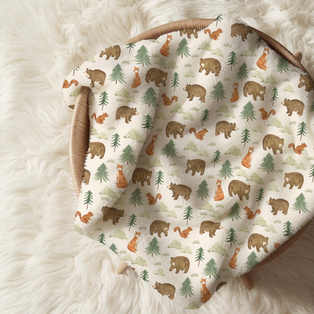 Forest Friends Snuggle Blanket
