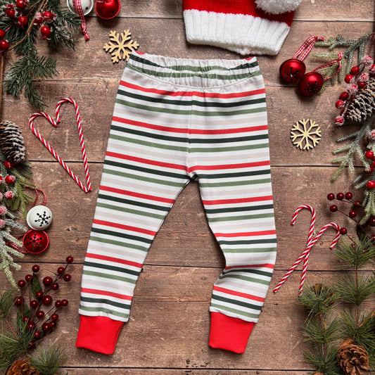 Christmas Stripes Child & Baby Leggings