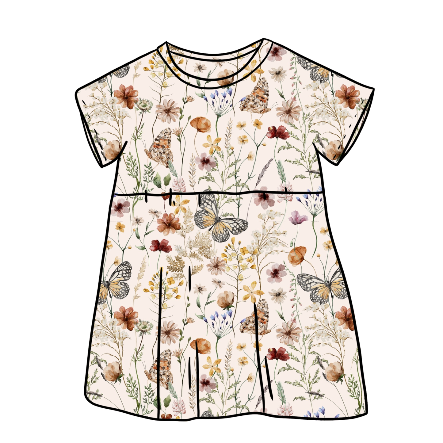 Wild Meadow Child & Baby Sleeved Dress - 3 options