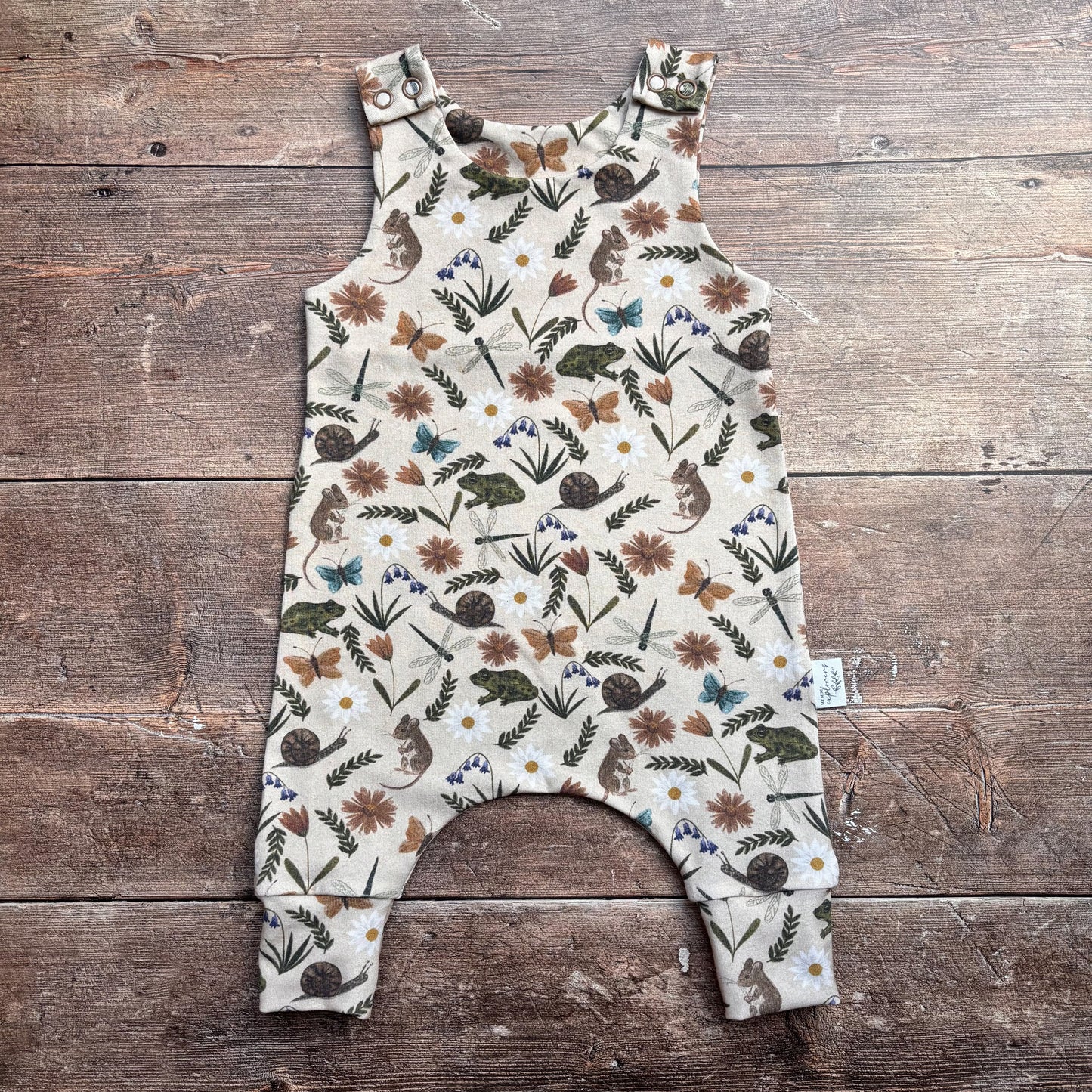 Busy Meadow Romper 3-6m