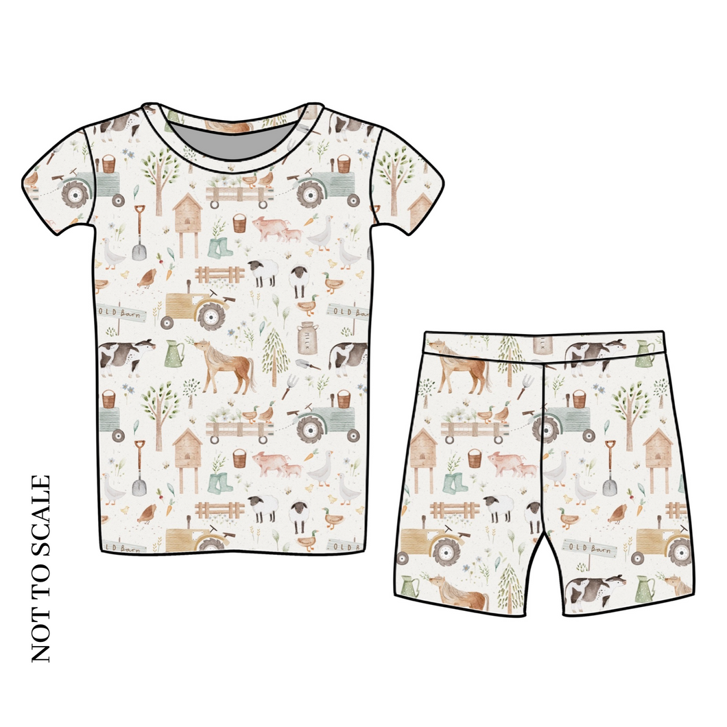 Farmyard Shorts Lounge Set