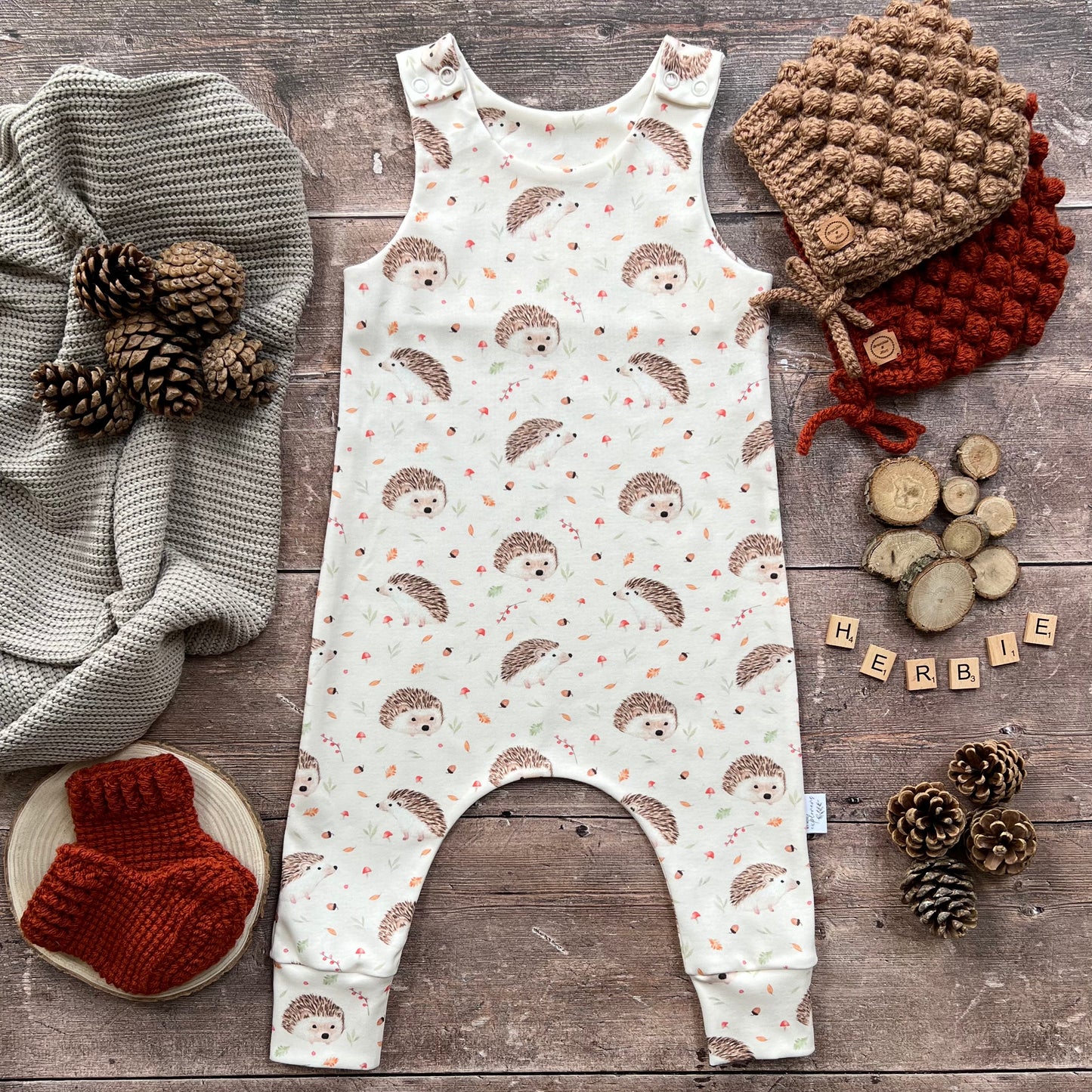 Hedgehogs Romper 0-3m