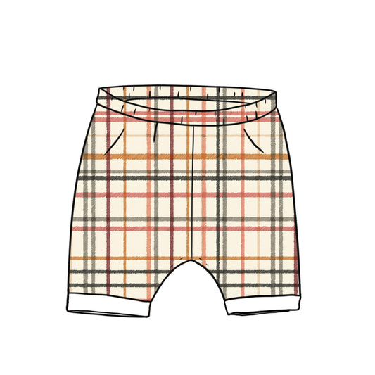 Rustic Plaid Child & Baby Shorts - Rolled or Hemmed
