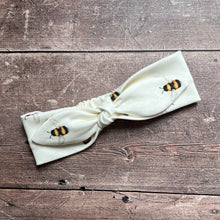 Load image into Gallery viewer, Busy Bees Knot Bow Headband
