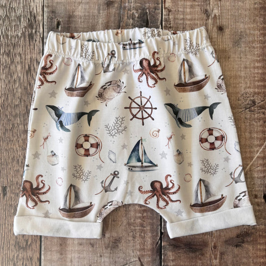 Nautical Rolled Shorts 18-24m