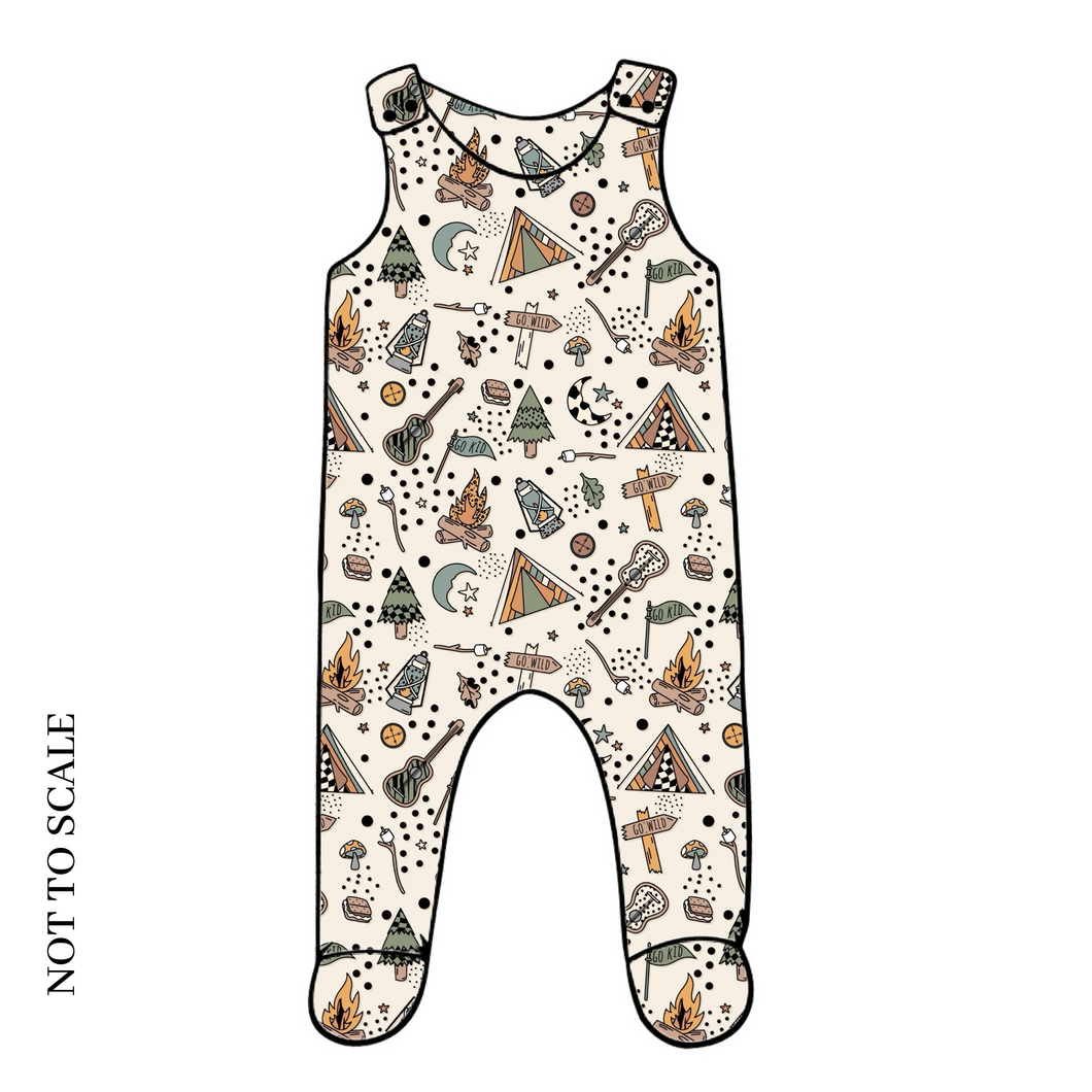 The Great Outdoors Footed Romper