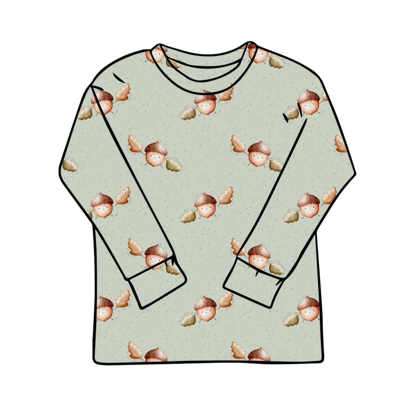 Happy Acorns Child & Baby T-Shirt - Short or Long Sleeve
