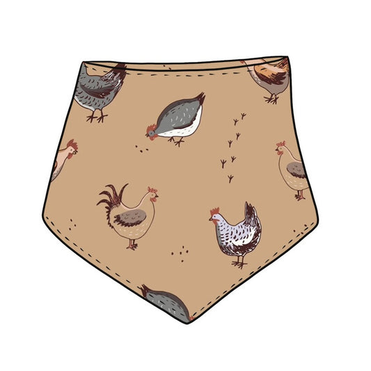 Chickens Dribble Bib
