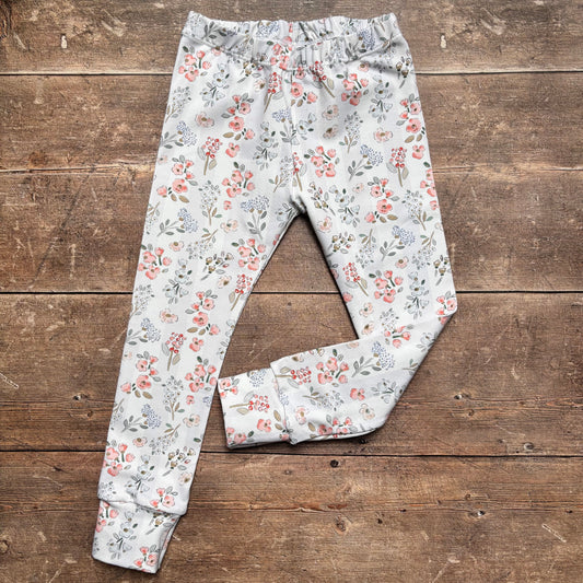 Floral Stripes Leggings 2-3 years