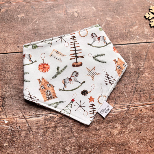 Scandi Christmas Dribble Bib