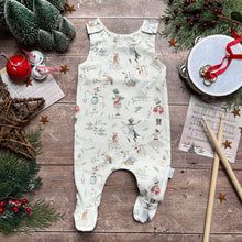Load image into Gallery viewer, 12 Days of Christmas Footed Romper 3-6m
