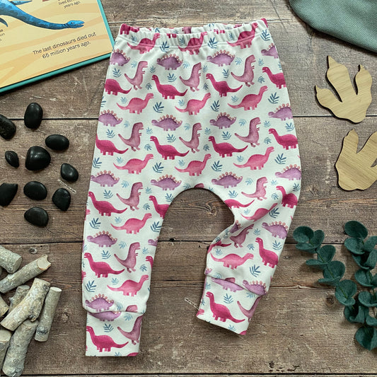 Pink Dinos Harems 18-24m