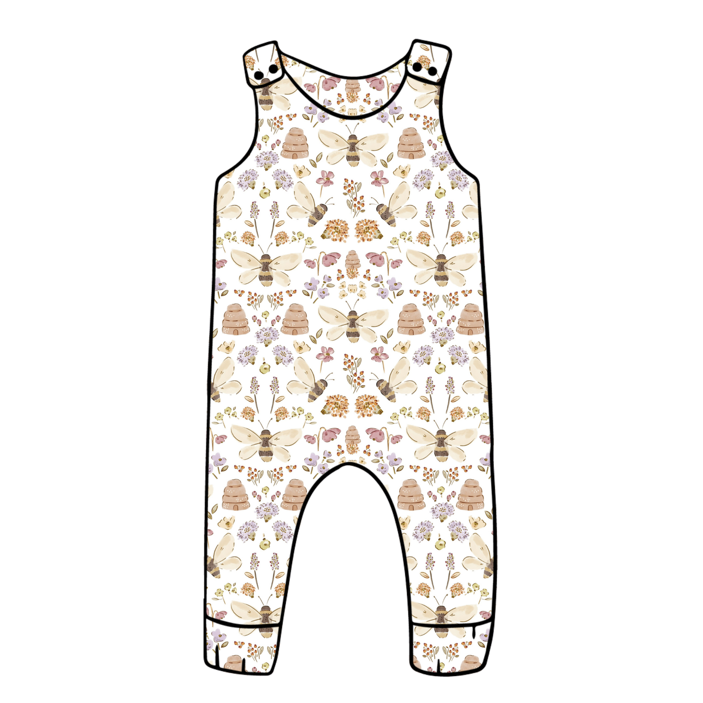 Honey Bee Child & Baby Full Length Romper