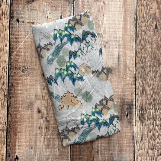 Blue Mountains Swaddle Blanket