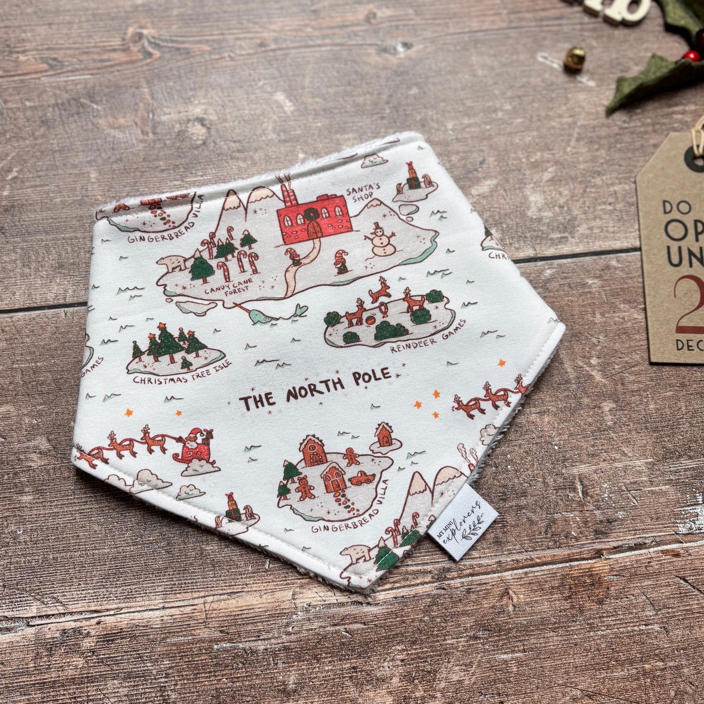 North Pole Child & Baby Dribble Bib