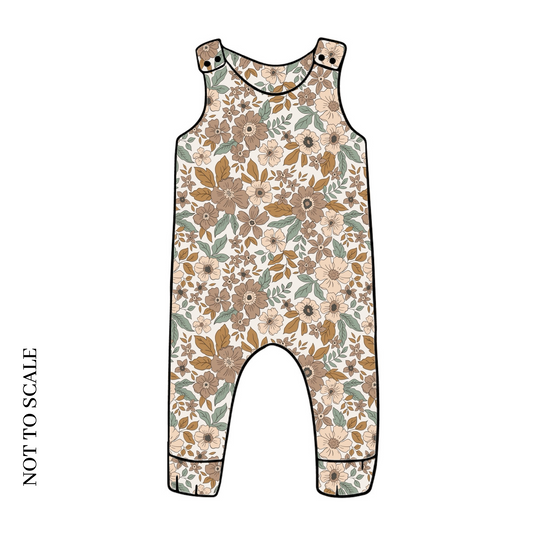 Folk Floral Romper