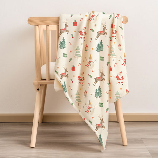 Christmas Time Child & Baby Snuggle Blanket
